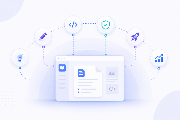 Product documentation through the product lifecycle diagram